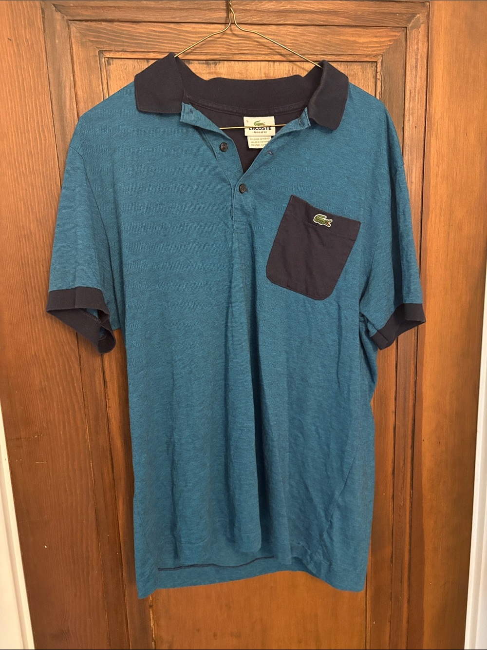 Lacoste blue polo